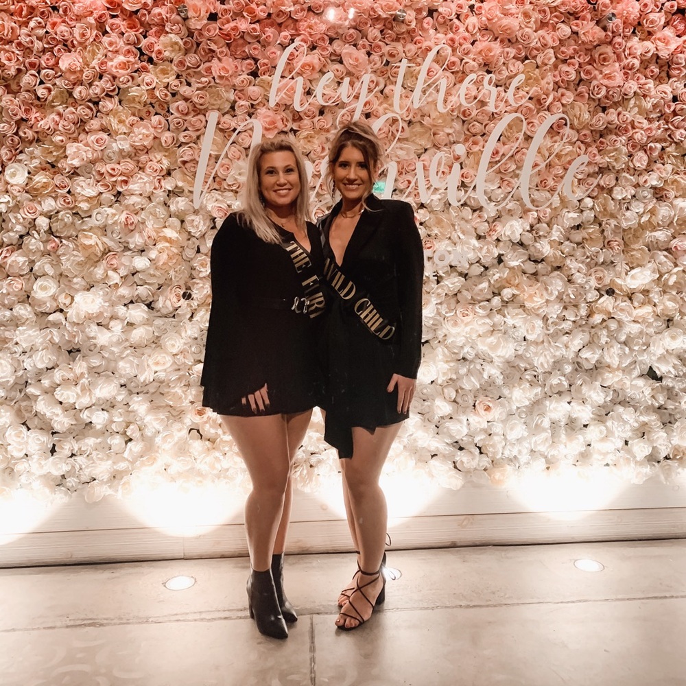 PrettyLittleThing black blazer dress